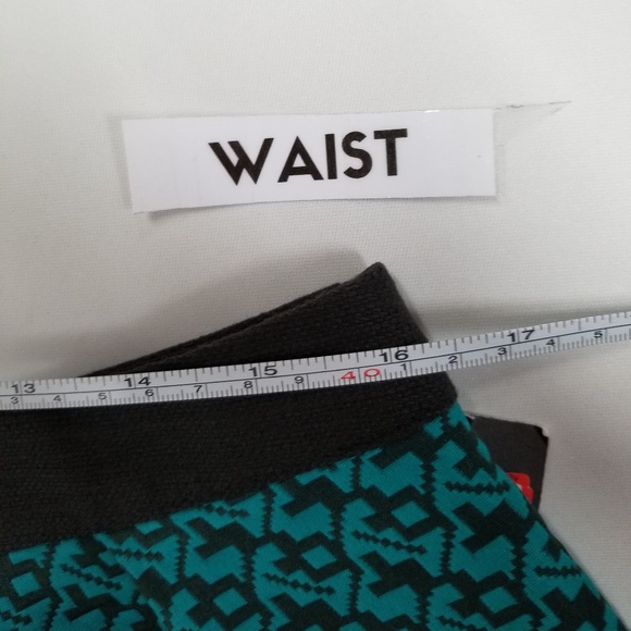 Mossimo Teal Geometric Skirt - Picture 4 of 6